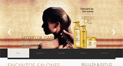 Desktop Screenshot of encantos.com.pe